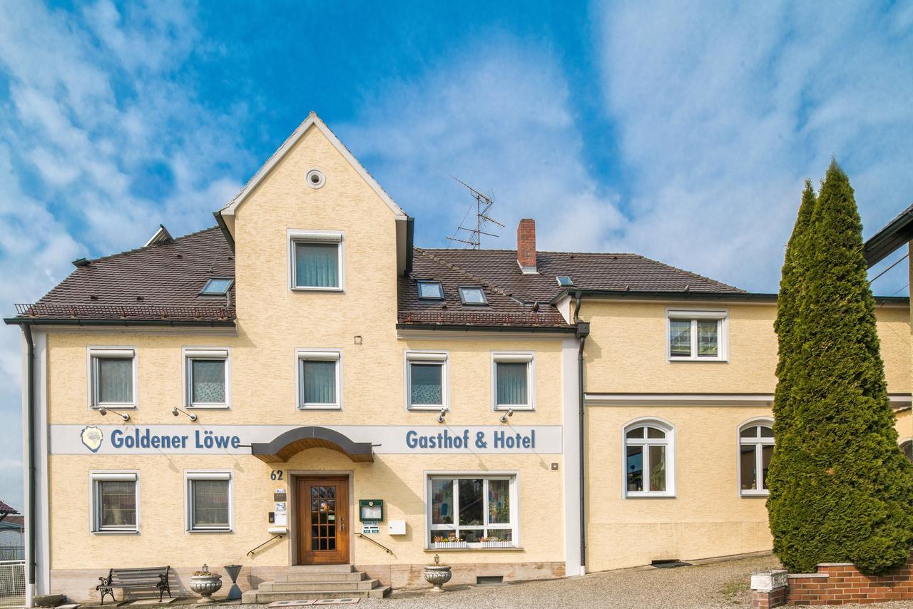 Hotel Goldener Loewe 金茨堡 外观 照片